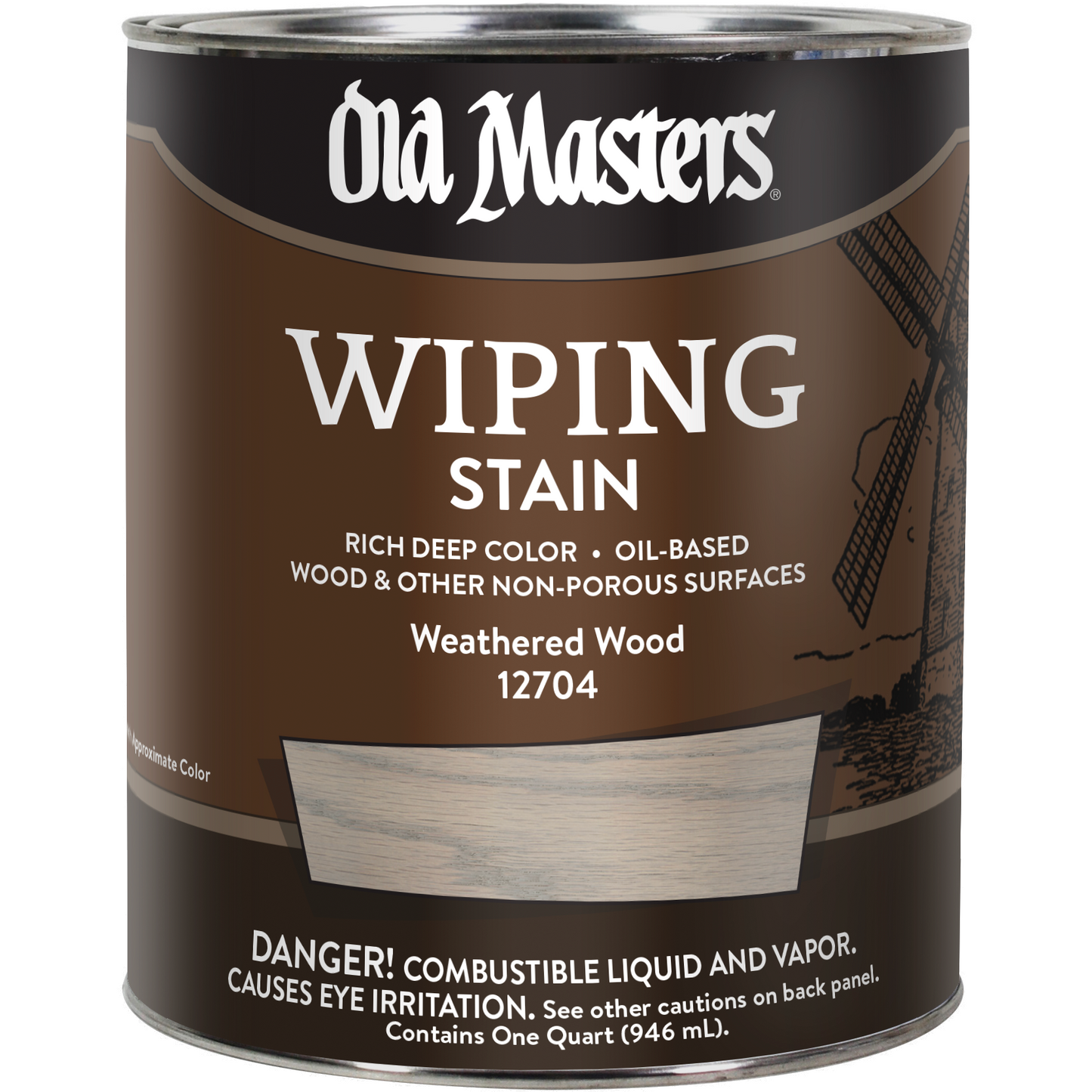 Old Masters Wiping Stain - Weathered Wood
