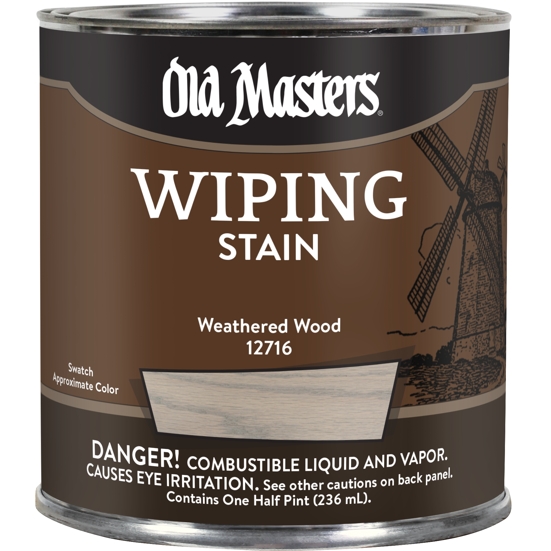 Old Masters Wiping Stain - Weathered Wood – Arizona Paint Supply