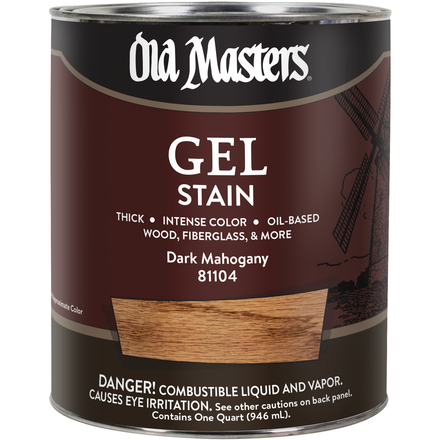 Old Masters Gel Stain - Dark Mahogany