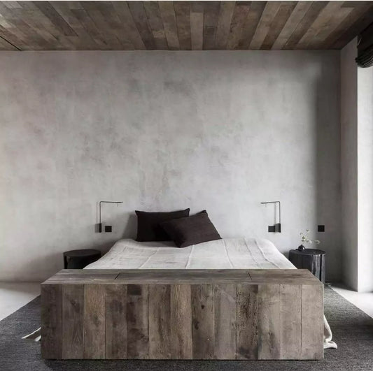 Industrial Bedroom Meoded Marmorino Tintoretto