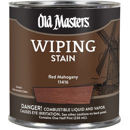 Old Masters Wiping Stain - Red Mahogany