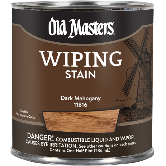 Old Masters Wiping Stain - Dark Mahogany