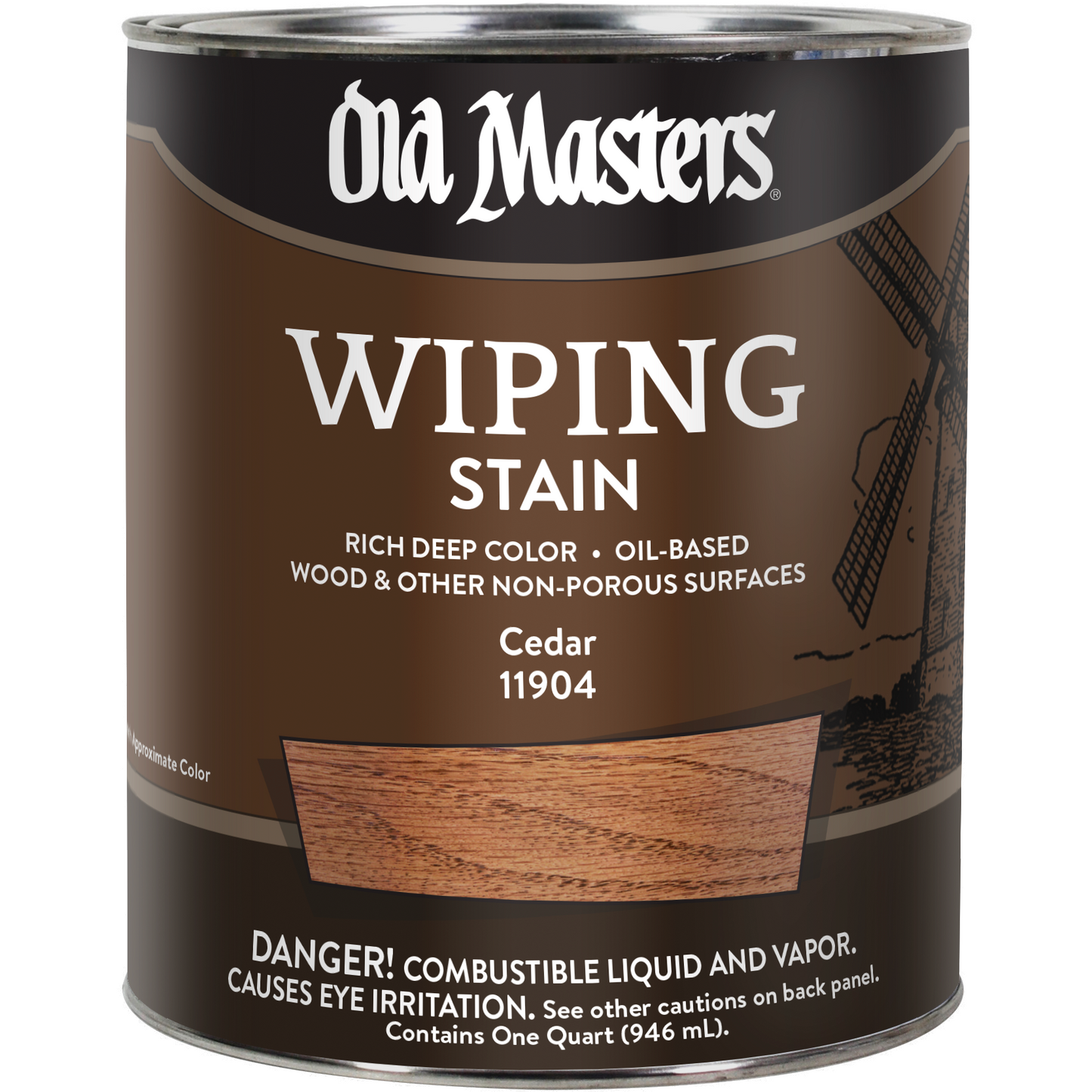 Old Masters Wiping Satin - Cedar