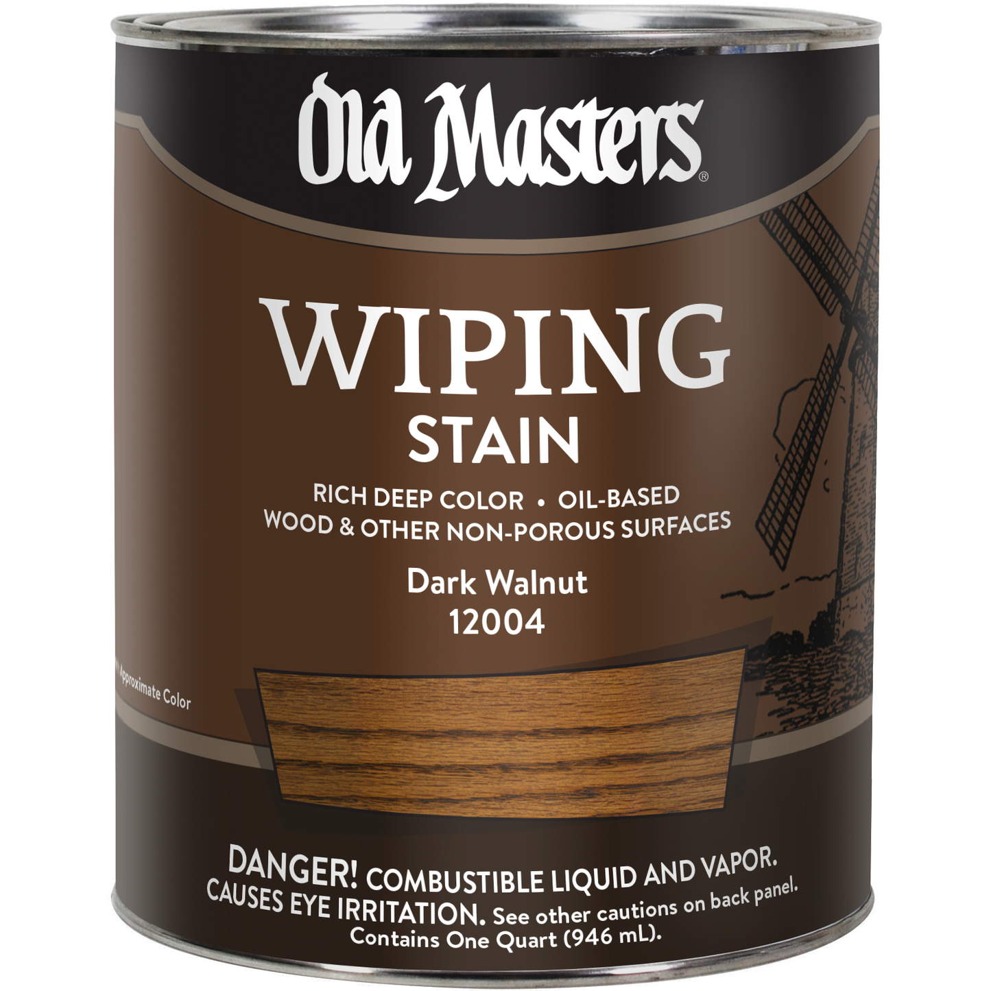 Old Masters Wiping Stain - Dark Walnut