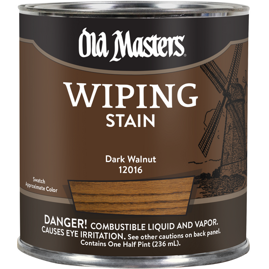 Old Masters Wiping Stain - Dark Walnut