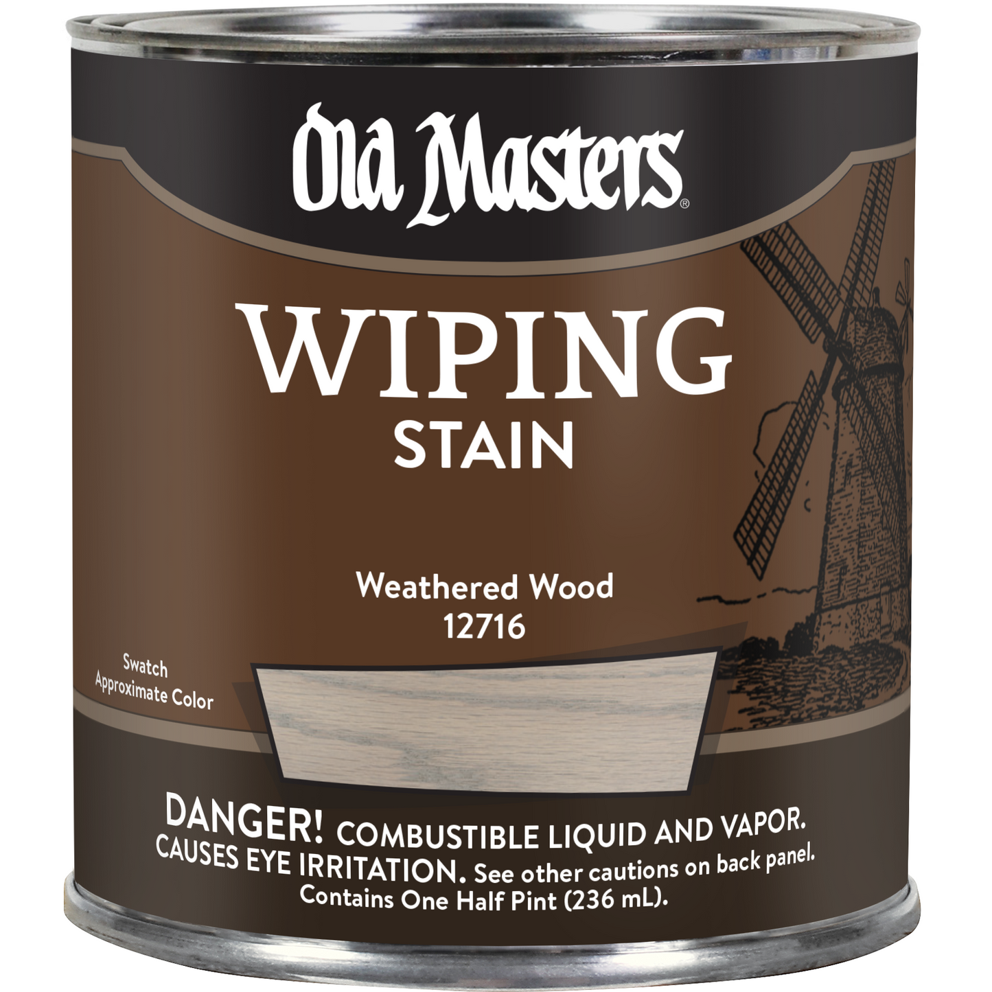 Old Masters Wiping Stain - Weathered Wood