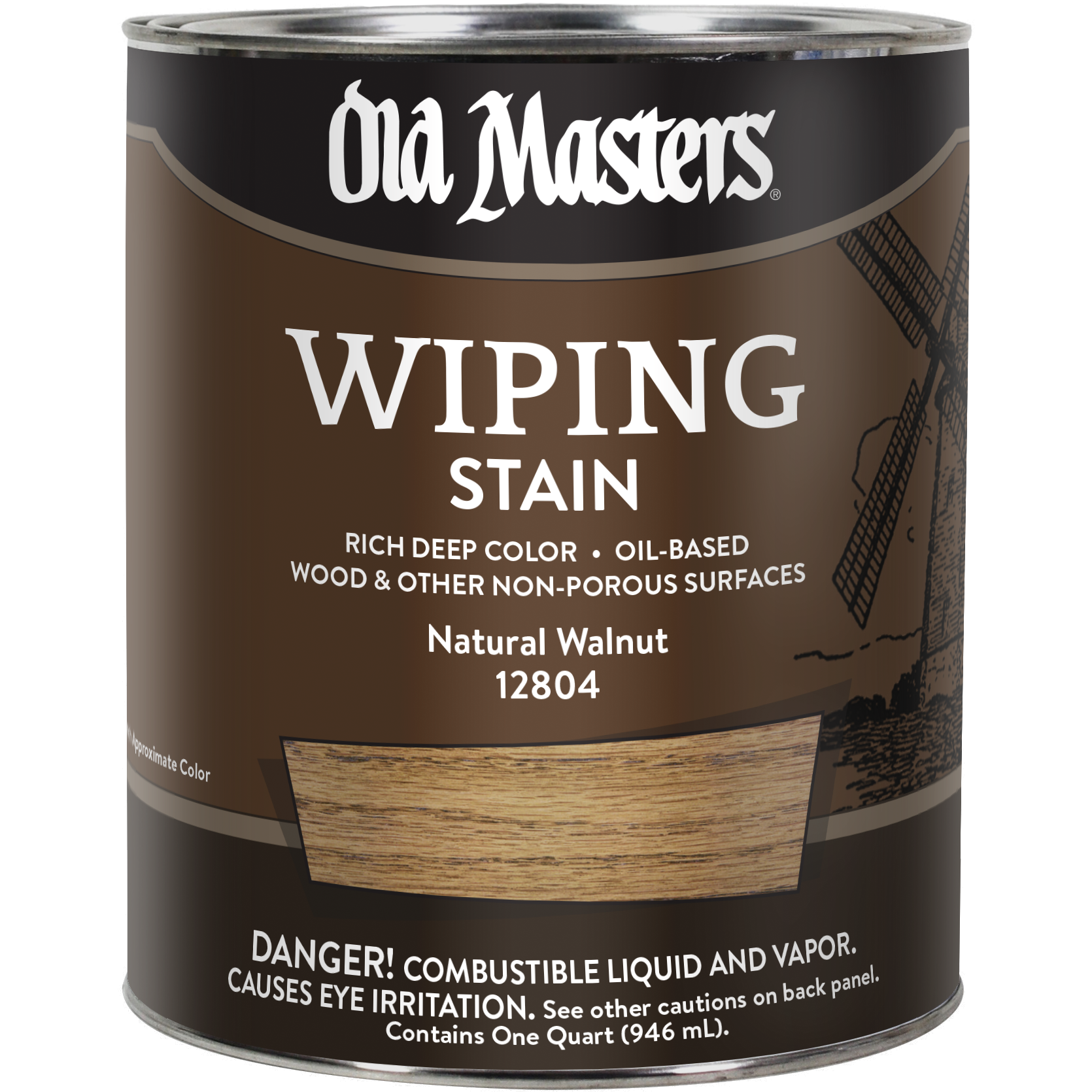 Old Masters Wiping Stain - Natural Walnut – Arizona Paint Supply