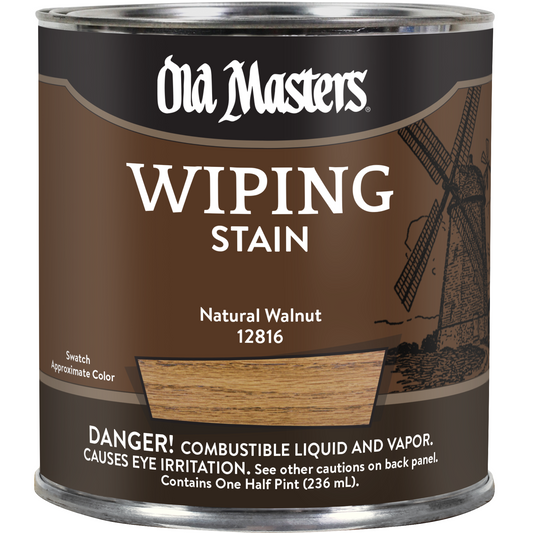Old Masters Wiping Stain - Natural Walnut
