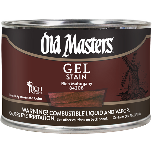 Old Masters Gel Stain - Rich Mahogany