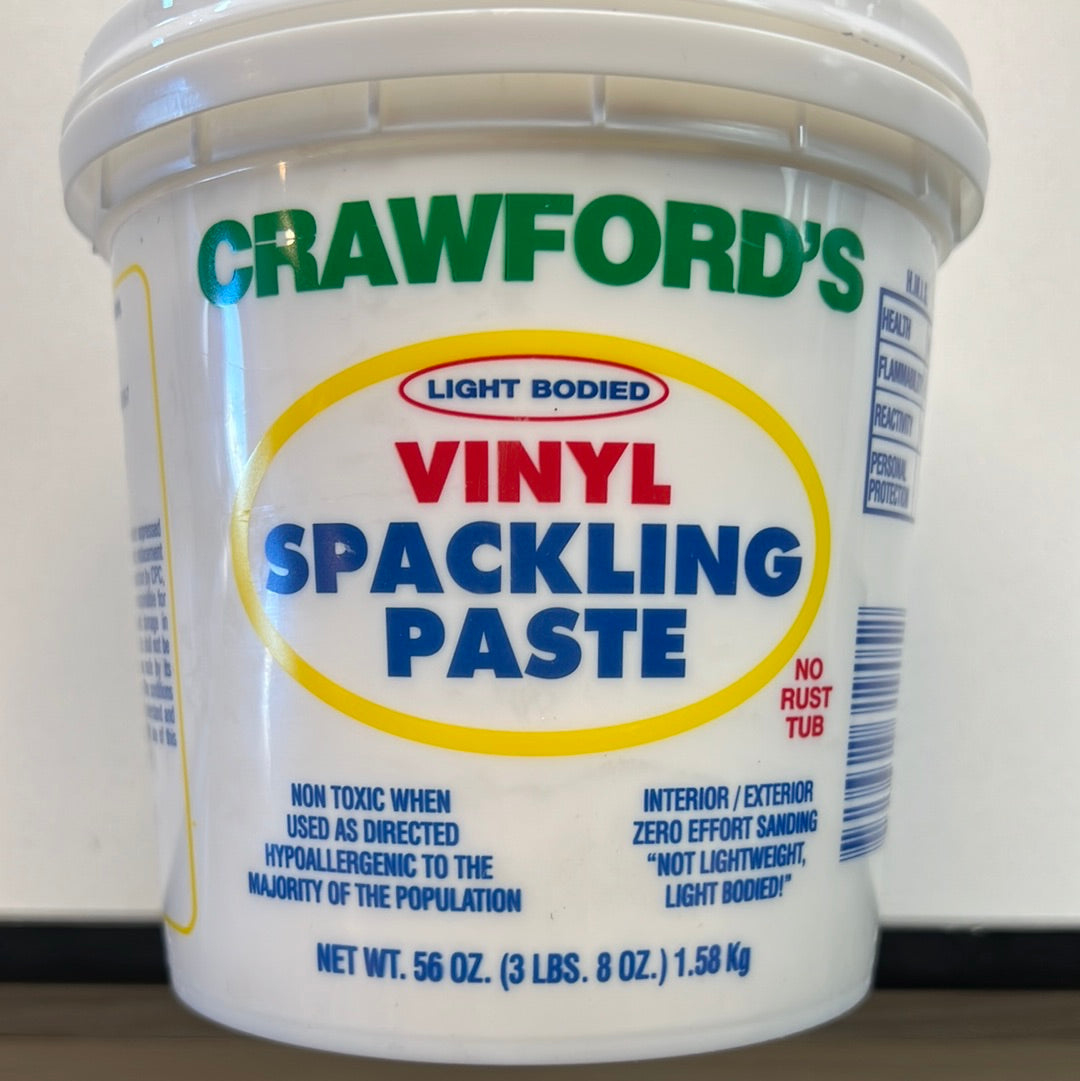 Crawfords 31905 Qt Plastic Spackling Paste