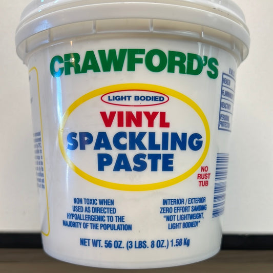 Crawfords 31905 Qt Plastic Spackling Paste